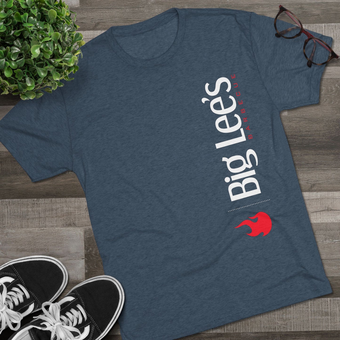Big Lee's Unisex Tri-Blend Crew Tee - Vintage Graphic Tee, Casual Wear, Stylish T-Shirt, Unique Gift, Everyday Fashion