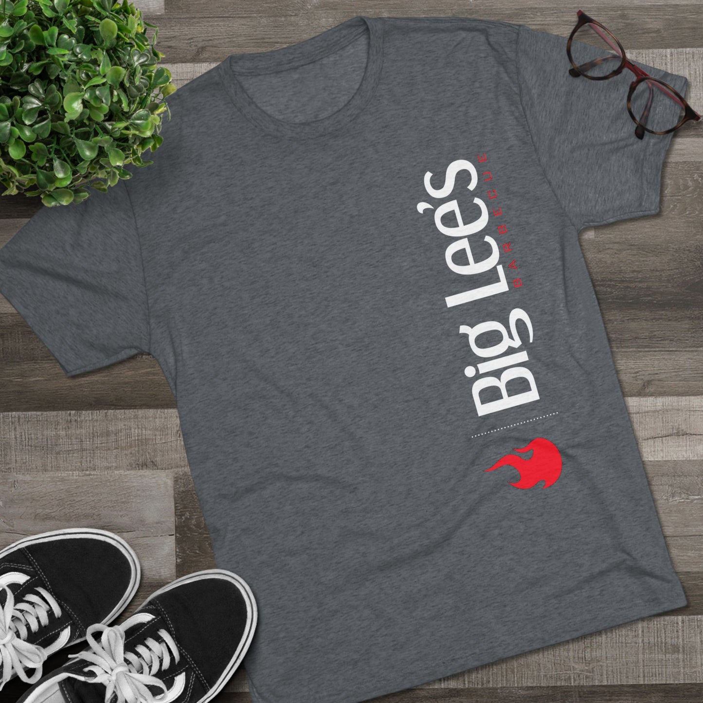 Big Lee's Unisex Tri-Blend Crew Tee - Vintage Graphic Tee, Casual Wear, Stylish T-Shirt, Unique Gift, Everyday Fashion