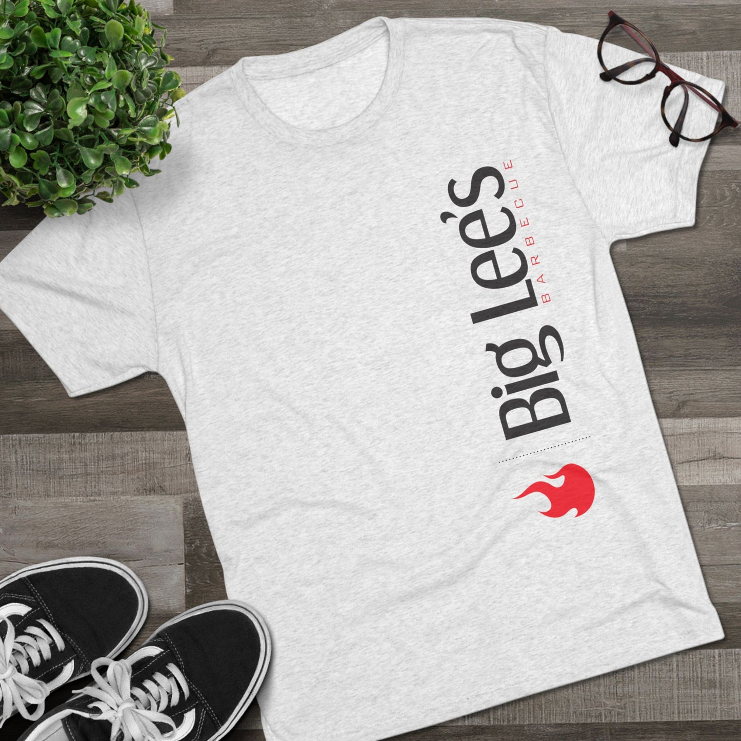 Big Lee's Unisex Tri-Blend Crew Tee - Vintage Graphic Tee, Casual Wear, Stylish T-Shirt, Unique Gift, Everyday Fashion