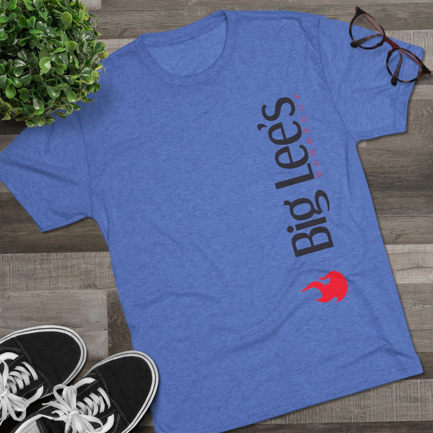 Big Lee's Unisex Tri-Blend Crew Tee - Vintage Graphic Tee, Casual Wear, Stylish T-Shirt, Unique Gift, Everyday Fashion