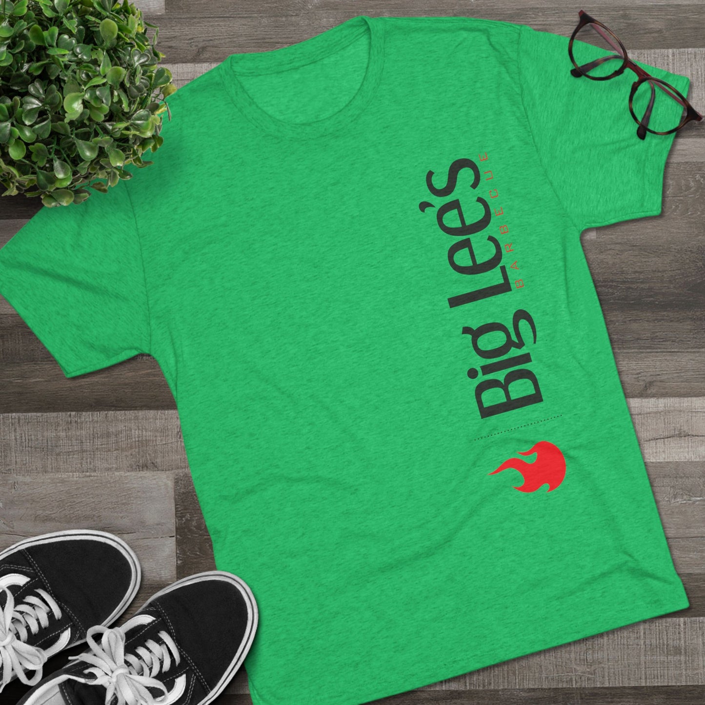 Big Lee's Unisex Tri-Blend Crew Tee - Vintage Graphic Tee, Casual Wear, Stylish T-Shirt, Unique Gift, Everyday Fashion